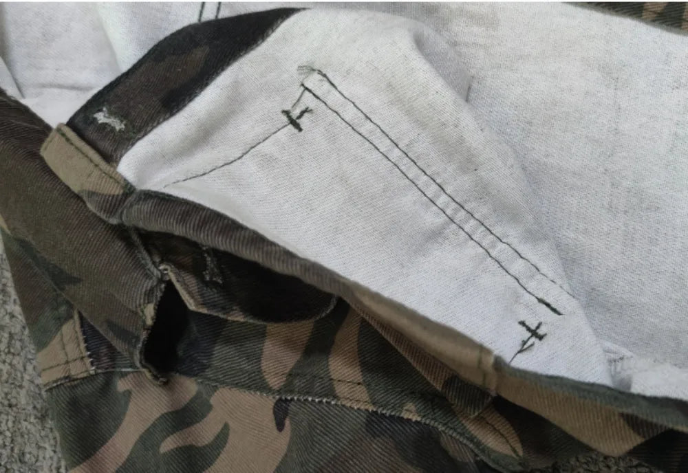 Camouflage Print Irregular Mini Skirt | Two Piece Set Camo Colors