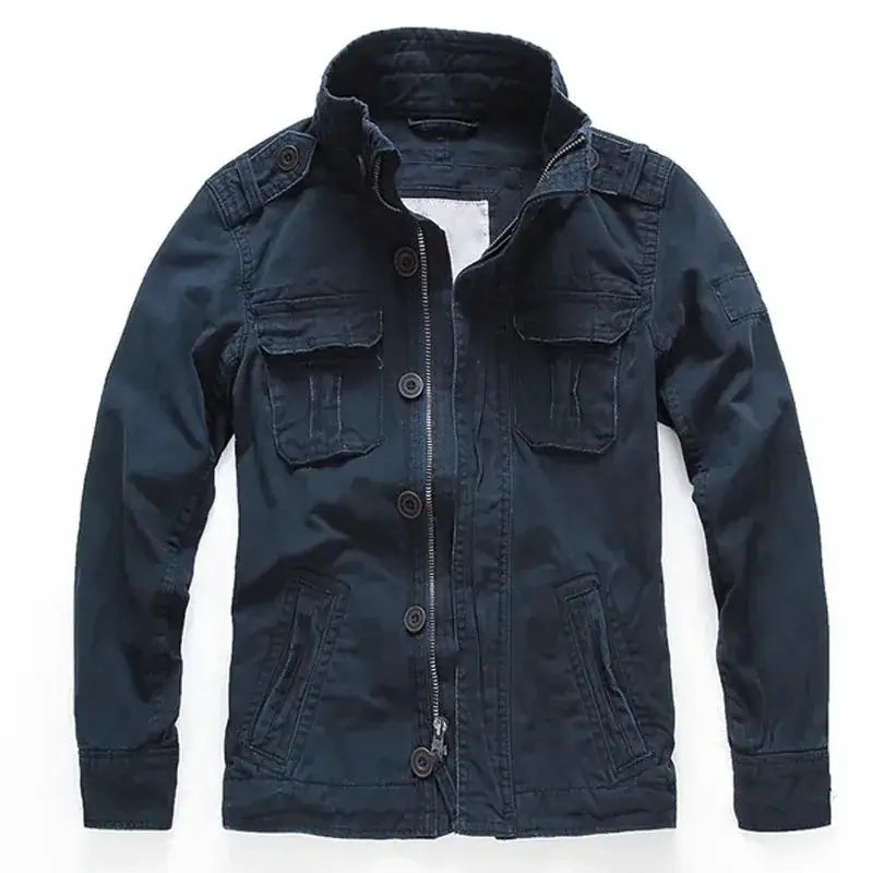 Men's Cargo Denim Jacket – Tactical Casual Wear | Camo Colors