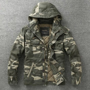 Men's Cargo Denim Jacket – Tactical Casual Wear | Camo Colors