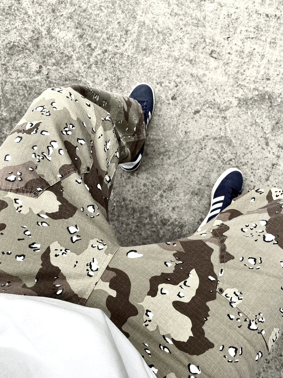 Desert Camouflage Oversized Cargo Lumber Pants | Camo Colors