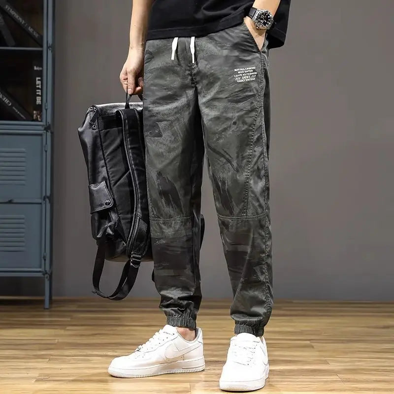 Lightweight Camouflage Harem Pants with Elastic Waist | Camo Colors