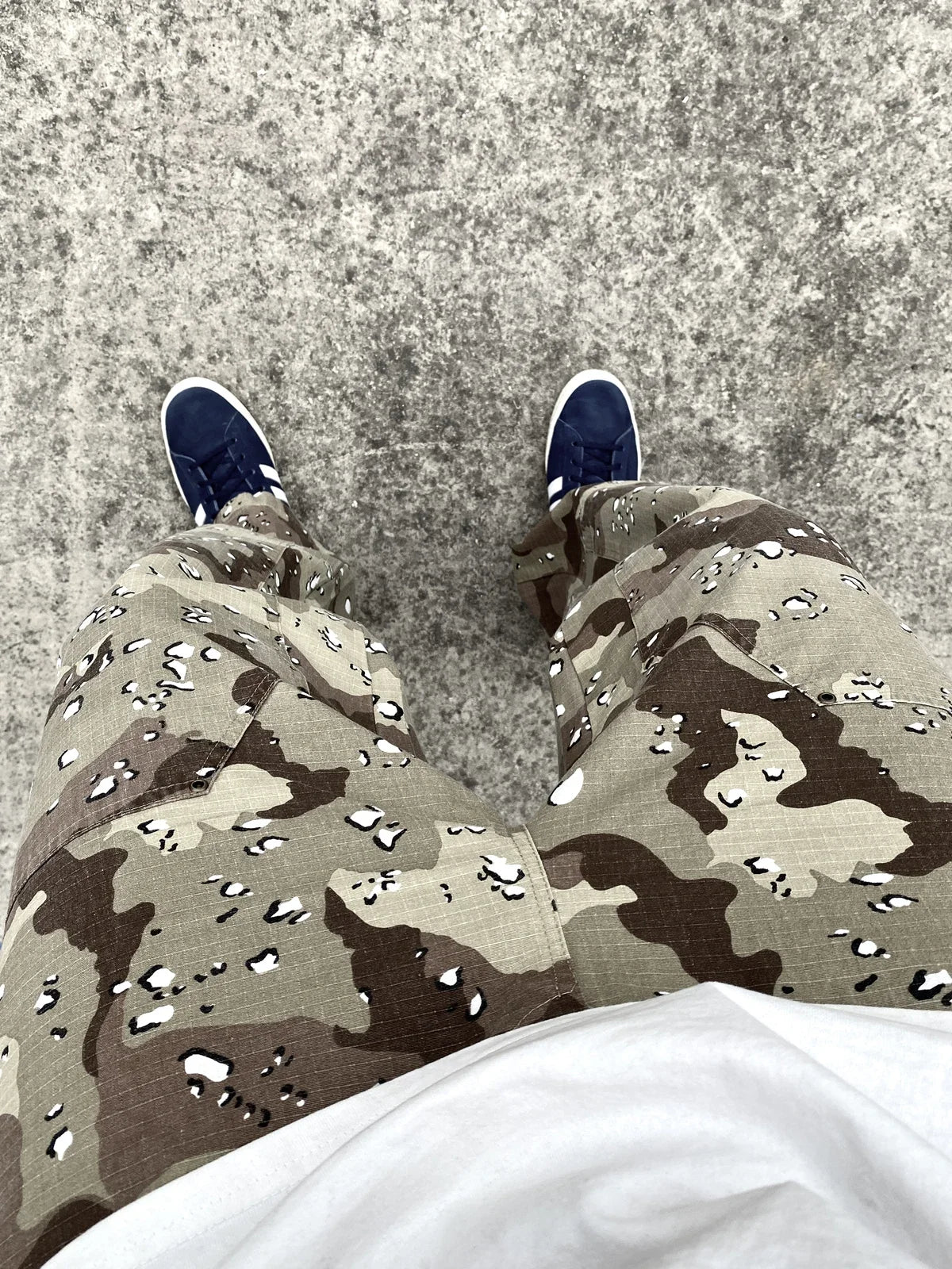Desert Camouflage Oversized Cargo Lumber Pants | Camo Colors
