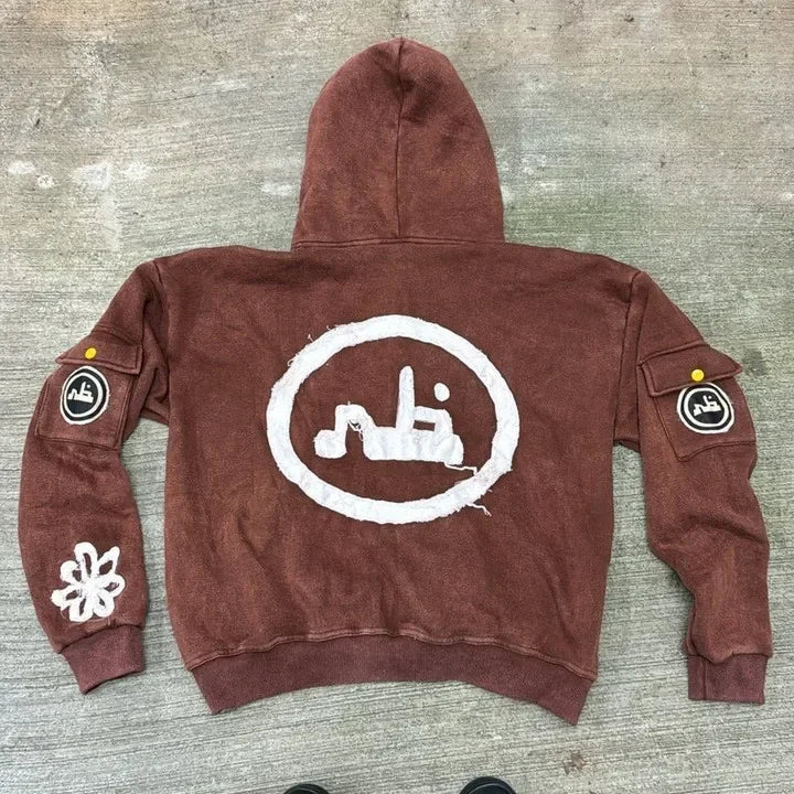 Y2K Camouflage Hoodie Unisex Hip Hop Streetwear | Camo Colors