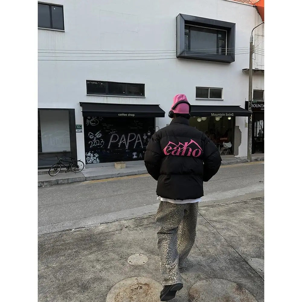 Camo Leopard Print Jeans for Men & Women Loose Straight Fit Camo Colors