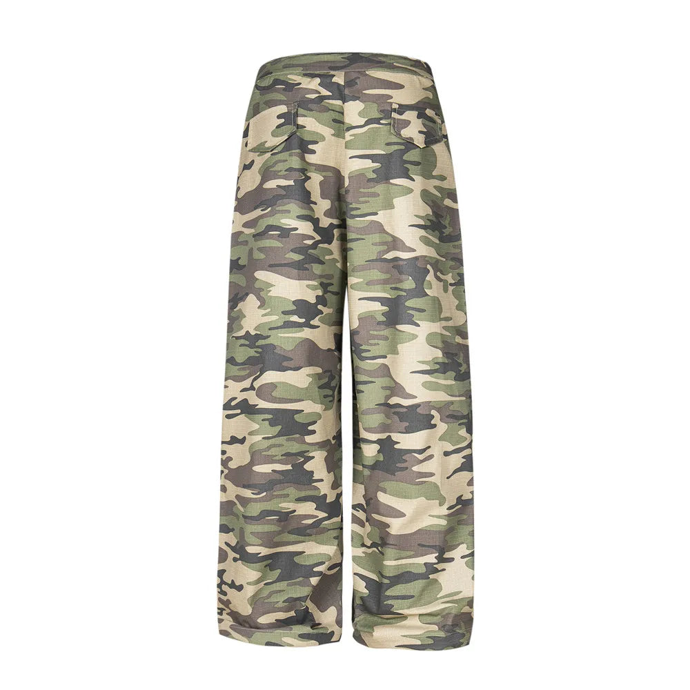 Men’s Drawstring Camouflage Cargo Jogger Pants | Camo Colors
