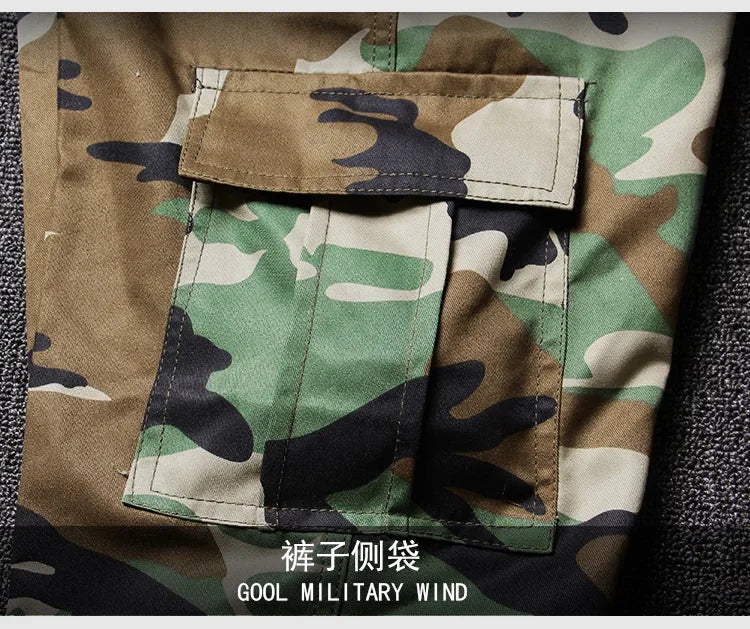 Camo Set for Men | Tactical Jacket and Cargo Pants Camo Colors