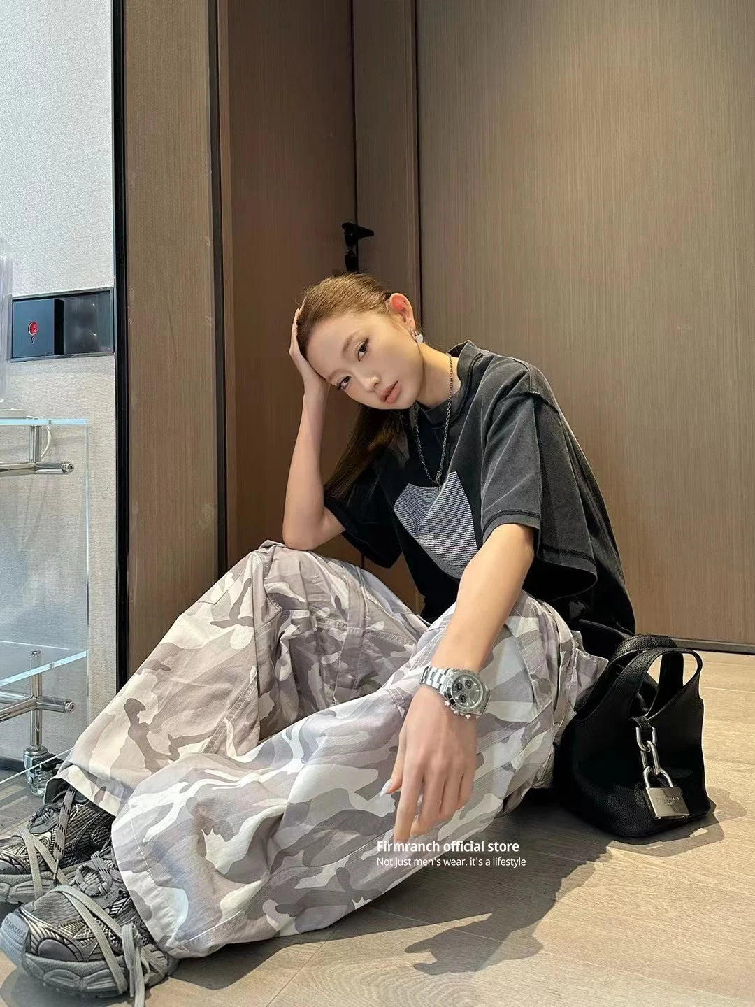 Unisex Firmranch Camouflage Detachable Cargo Pants Men Women Camo Colors