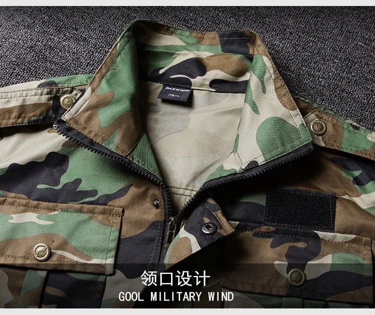 Camo Set for Men | Tactical Jacket and Cargo Pants Camo Colors