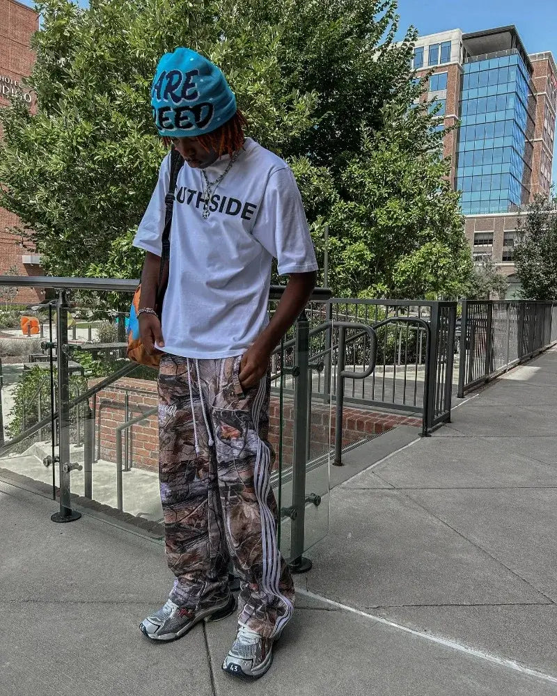 American Retro Overalls | Women's Leaf Camo Baggy Pants Camo Colors