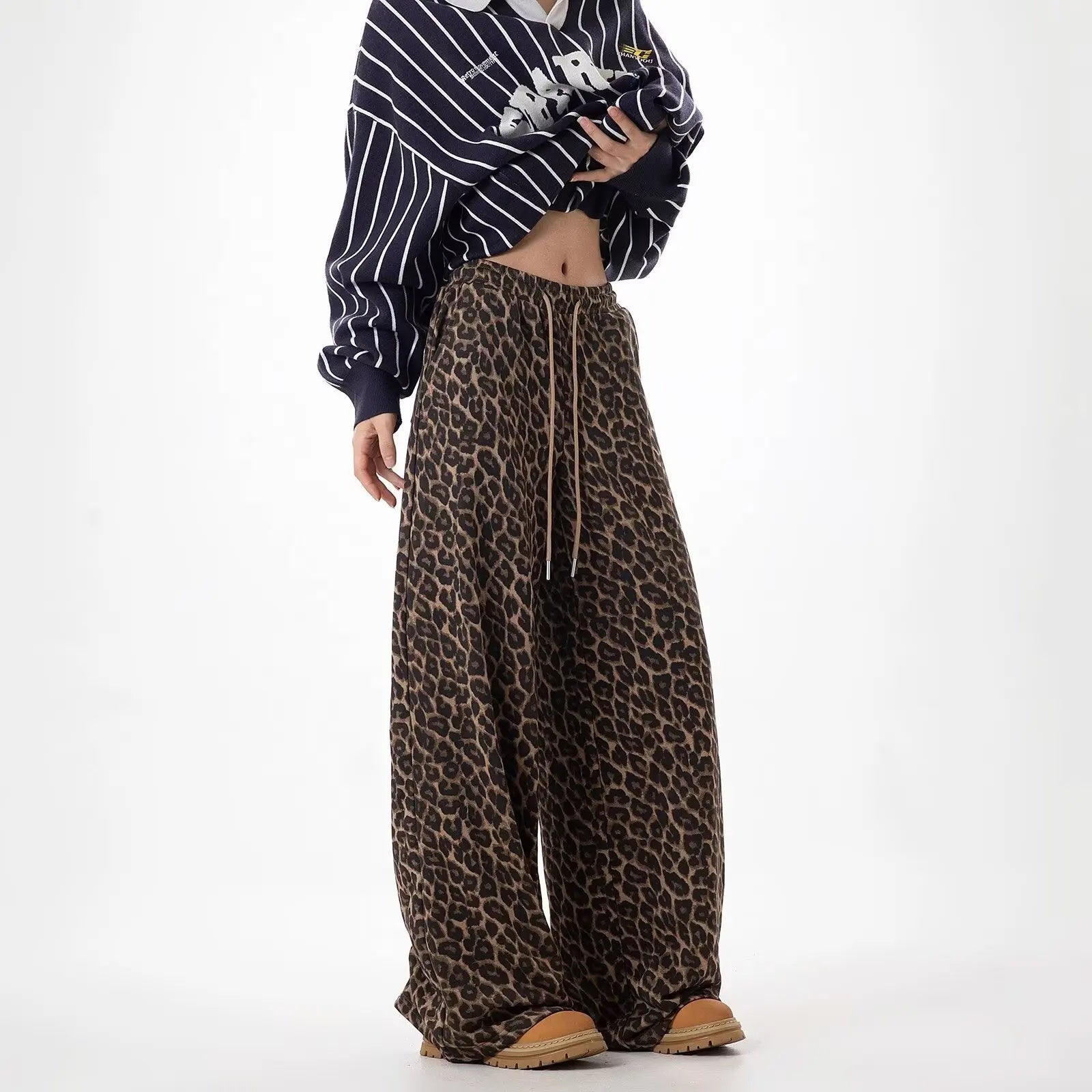 Men's Leopard Print Sweatpants | High-Street Casual Trend | Camo Colors