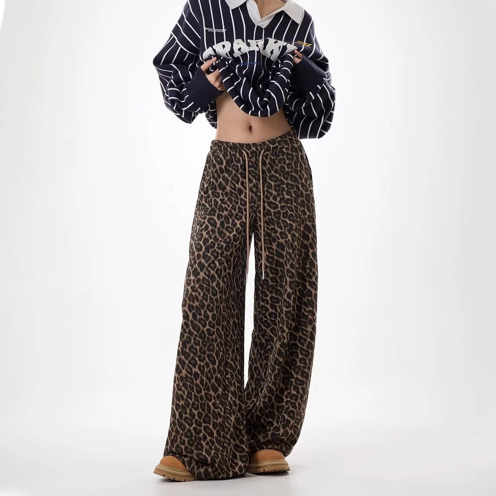 Men's Leopard Print Sweatpants | High-Street Casual Trend | Camo Colors