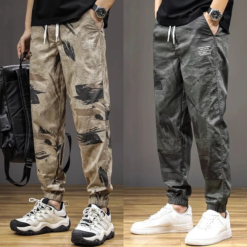 Lightweight Camouflage Harem Pants with Elastic Waist | Camo Colors