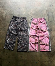 Gothic Harajuku Pants | Women's Leaf Camo Casual Streetwear Camo Colors
