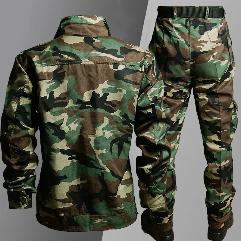 Camo Set for Men | Tactical Jacket and Cargo Pants Camo Colors