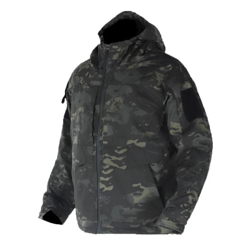 Men's Winter Hunting Jacket: Tactical, Waterproof, Insulated Camo Camo Colors