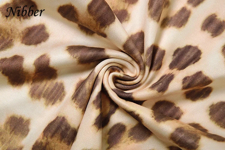 Women's Crop Hoodie & Flared Pants | Leopard Print Set | Camo Colors