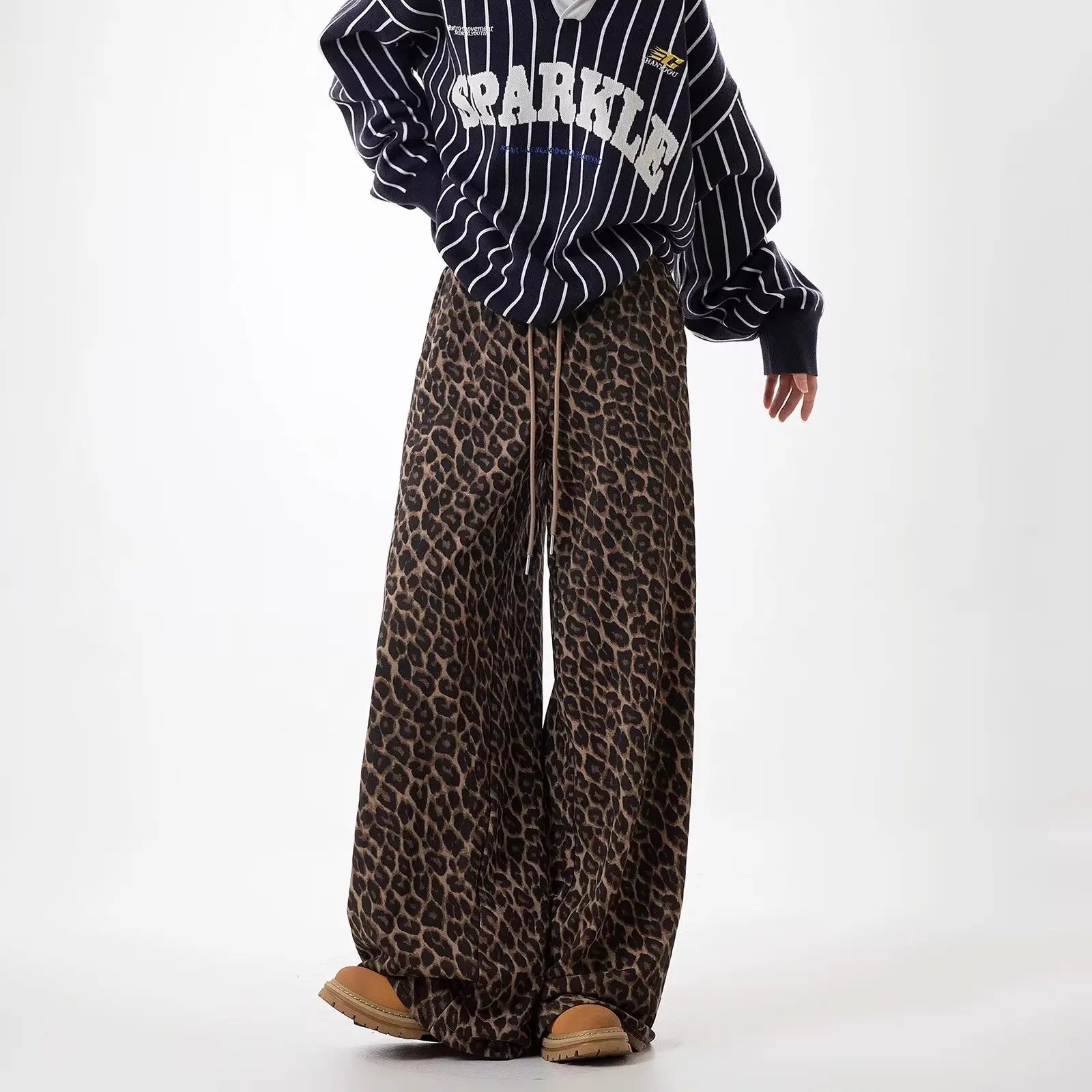 Men's Leopard Print Sweatpants | High-Street Casual Trend | Camo Colors