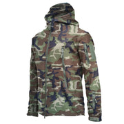 Outdoor Soft Shell Fleece Jacket – Windproof, Waterproof & Warm | Camo Colors