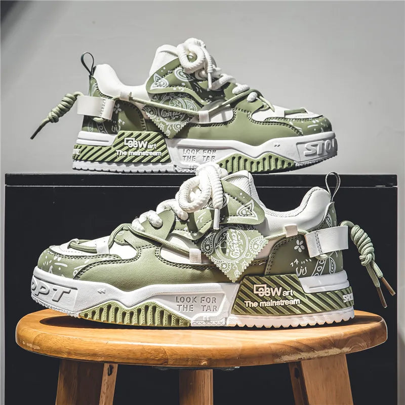 Zapatillas De Hombre Fashion Spring Casual Camo Shoes | Camo Colors