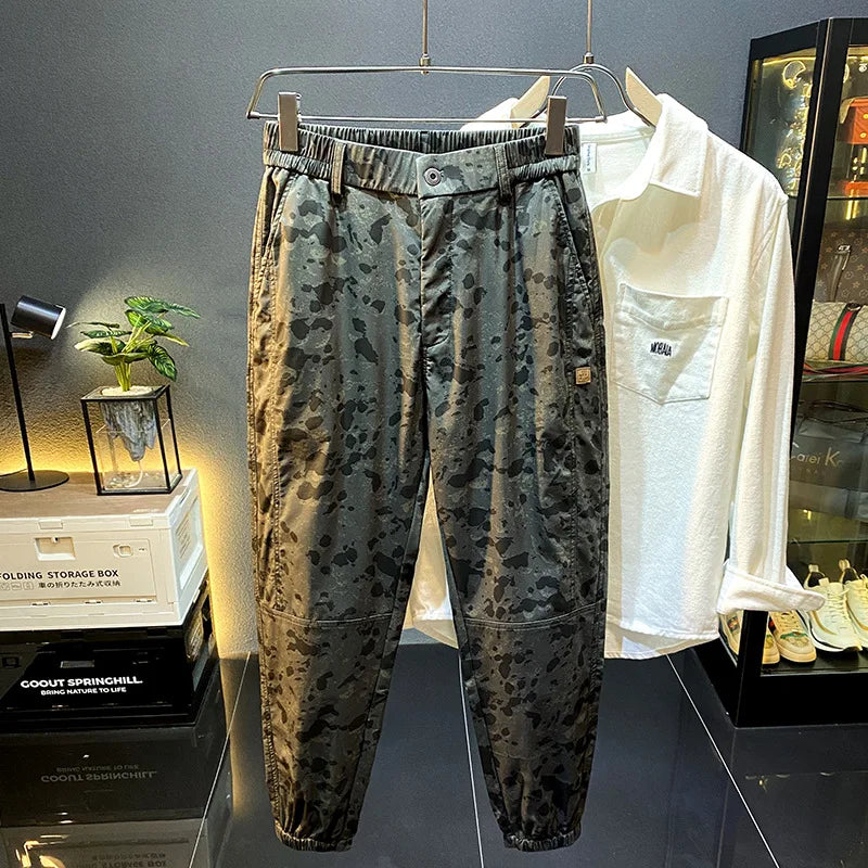 Loose Fit Camo Harem Pants: Breathable & All-Matching for Men Camo Colors
