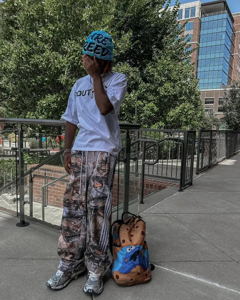 American Retro Overalls | Women's Leaf Camo Baggy Pants Camo Colors