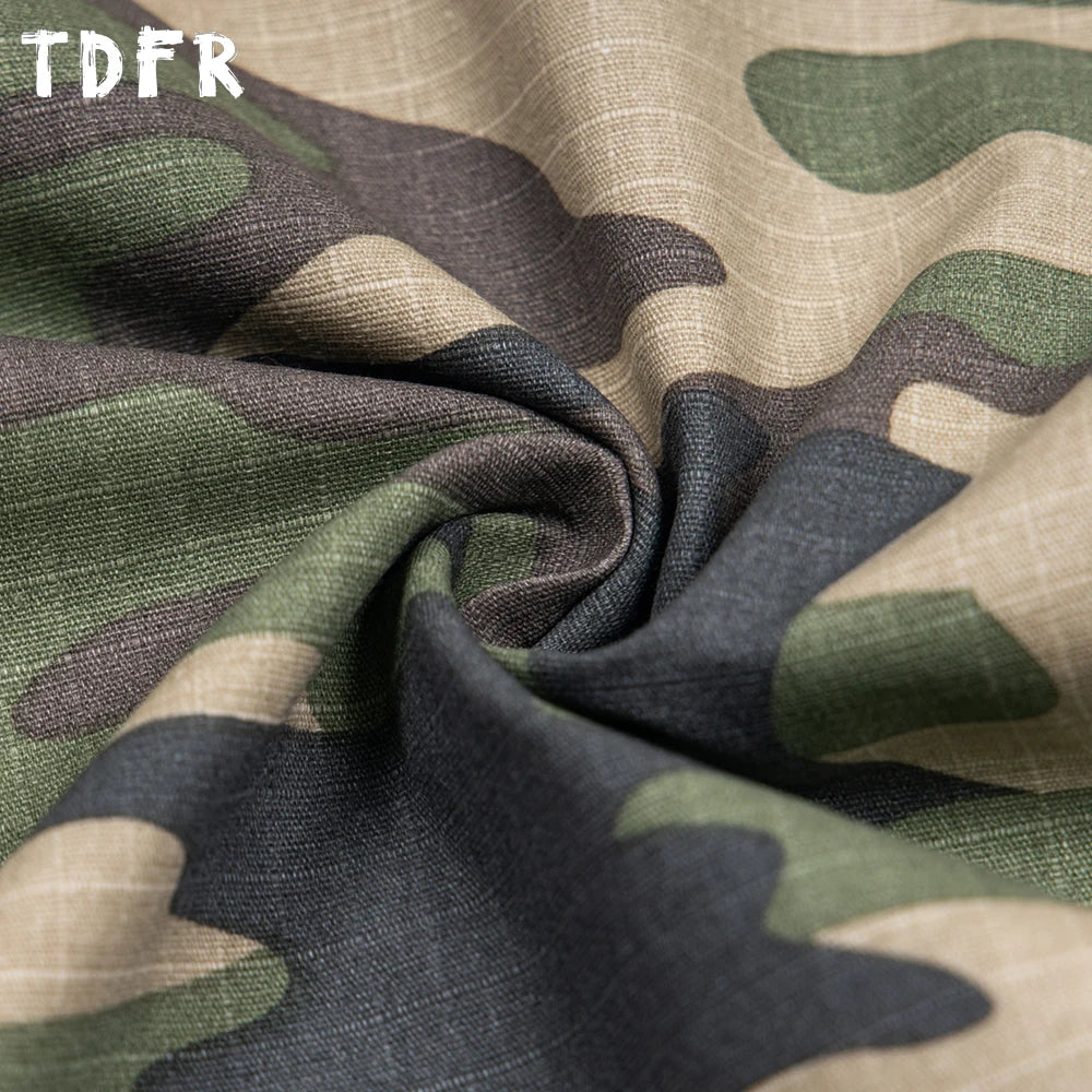 Men’s Drawstring Camouflage Cargo Jogger Pants | Camo Colors