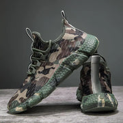 Mesh Thick Platform Casual Sneakers for Men | Camo Colors