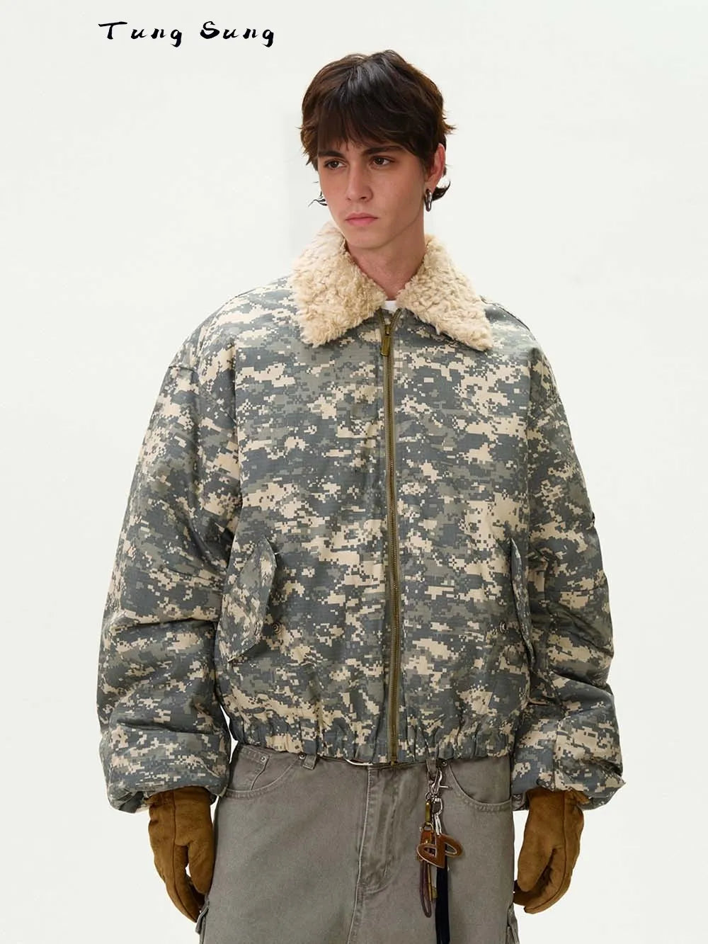 Tung Sung Camouflage Bomber Jacket Camo Colors