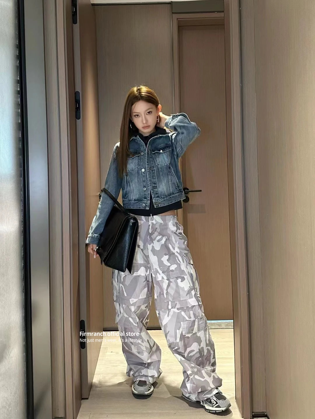 Unisex Firmranch Camouflage Detachable Cargo Pants Men Women Camo Colors