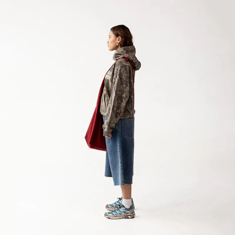 Y2K Harajuku Oversized Camouflage Hoodie - Unisex Streetwear | Camo Colors