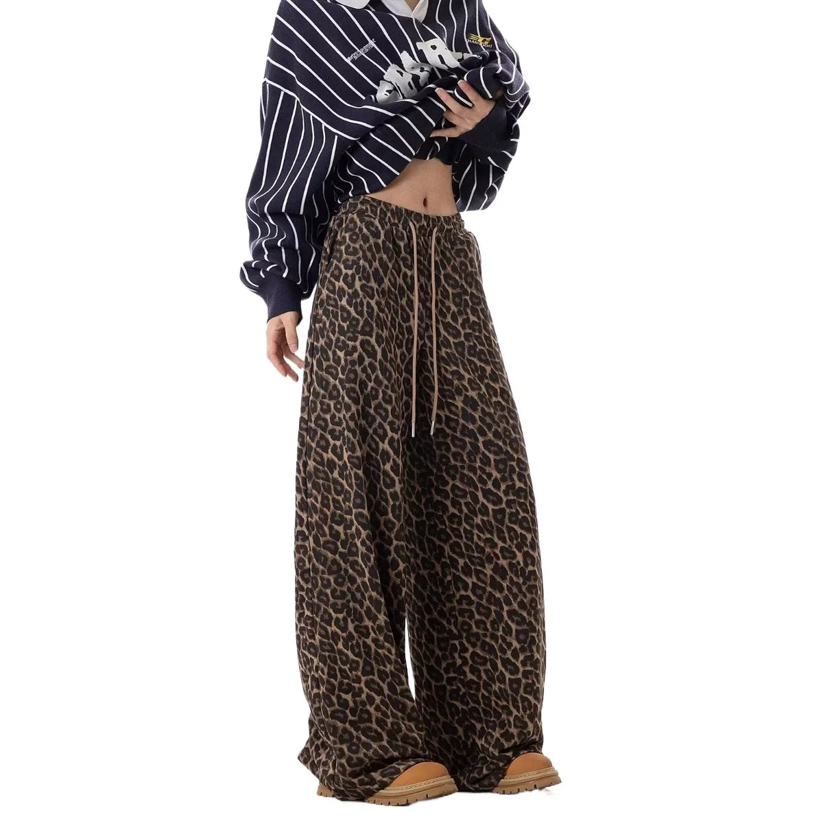 Men's Leopard Print Sweatpants | High-Street Casual Trend | Camo Colors