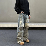 American High Street Washed Straight-Leg Jeans | Camo Colors