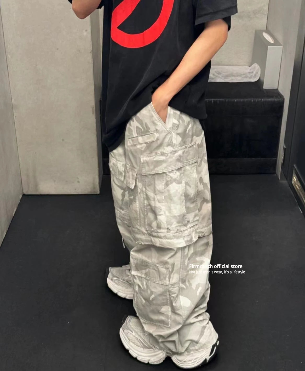 Unisex Firmranch Camouflage Detachable Cargo Pants Men Women Camo Colors