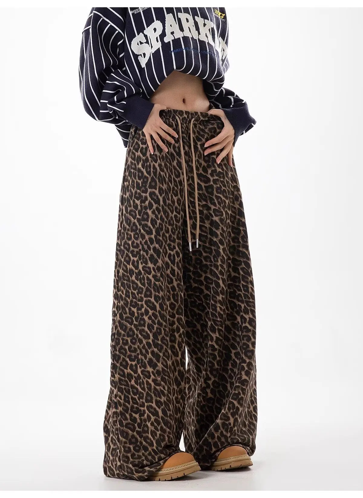 Men's Leopard Print Sweatpants | High-Street Casual Trend | Camo Colors