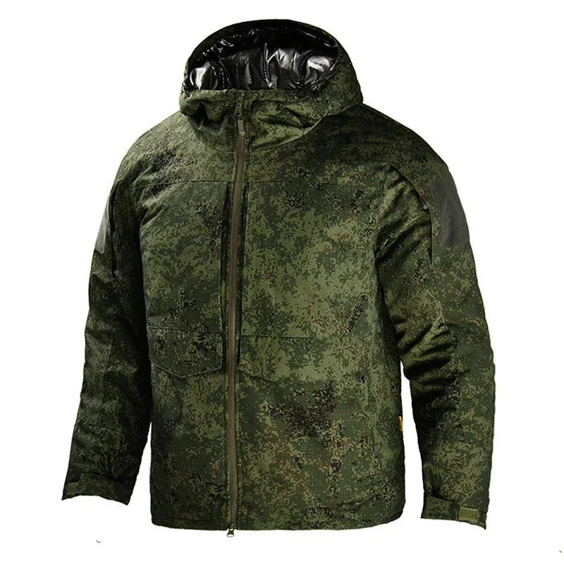 Men's Winter Tactical Camo Parkas: Warm, Waterproof, Windproof Camo Colors