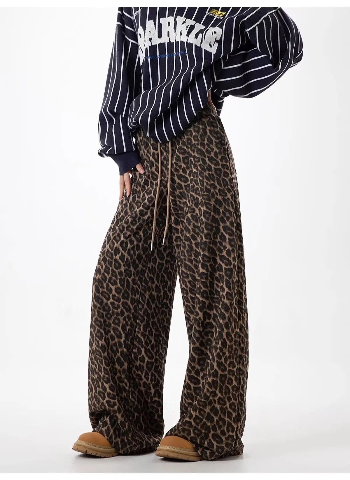 Men's Leopard Print Sweatpants | High-Street Casual Trend | Camo Colors