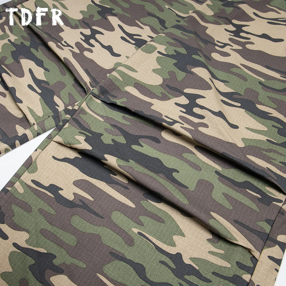 Men’s Drawstring Camouflage Cargo Jogger Pants | Camo Colors