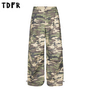 Men’s Drawstring Camouflage Cargo Jogger Pants | Camo Colors