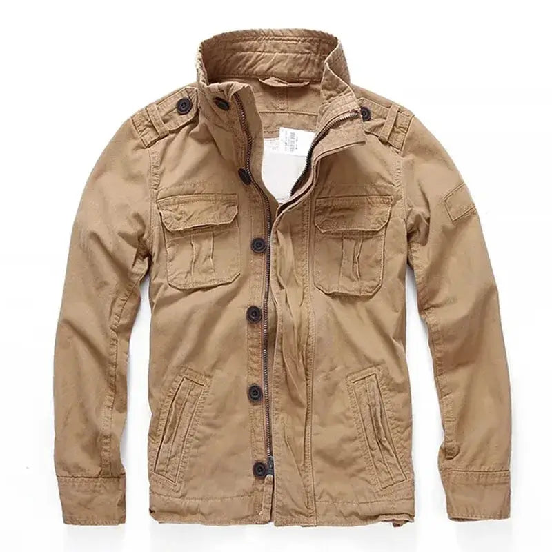 Men's Cargo Denim Jacket – Tactical Casual Wear | Camo Colors