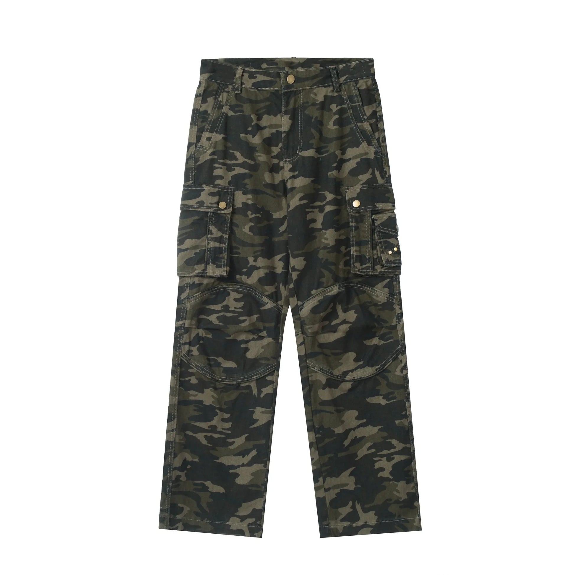 Men's Camouflage Cargo Pants – Loose Fit Street Joggers | Camo Colors