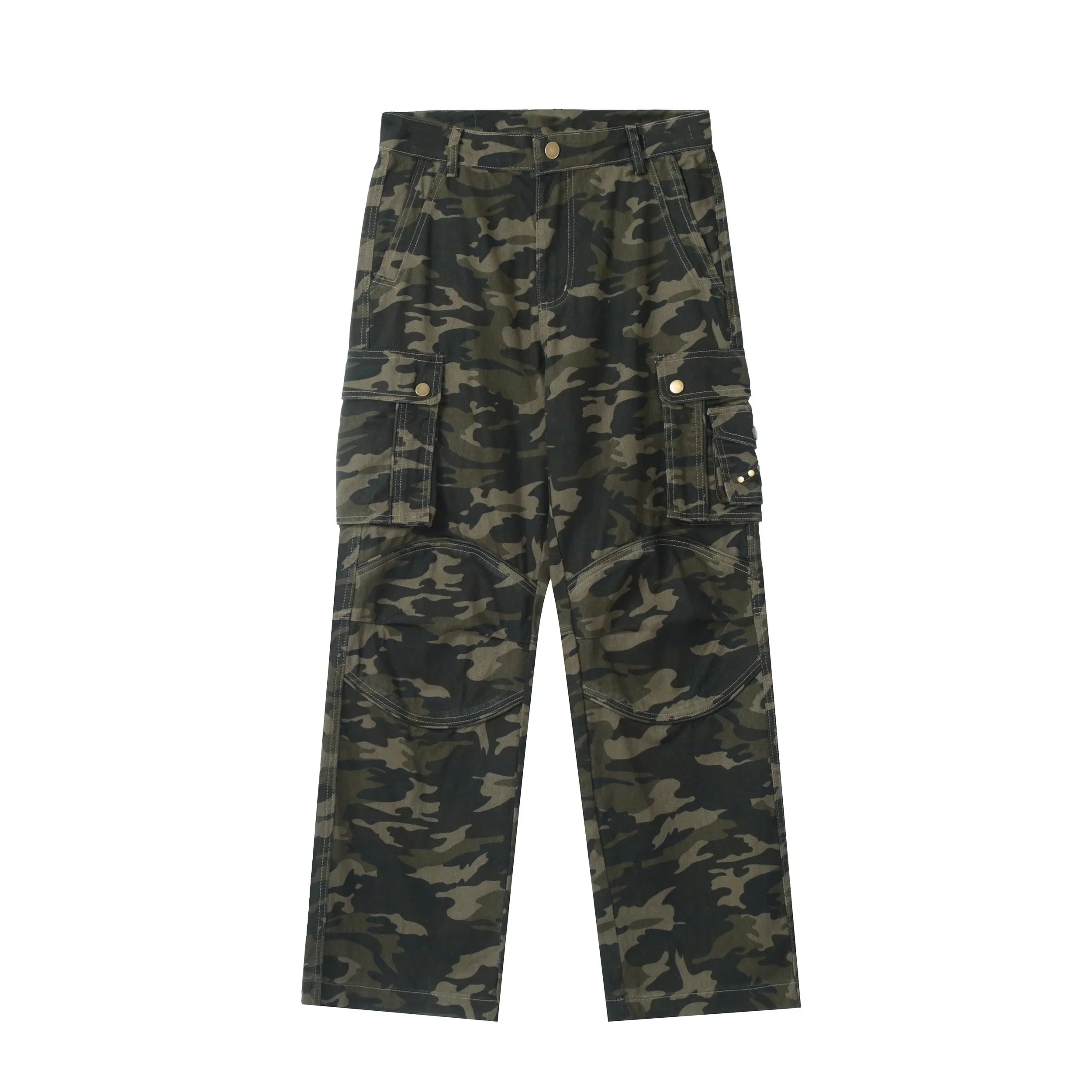 Men's Camouflage Cargo Pants – Loose Fit Street Joggers | Camo Colors