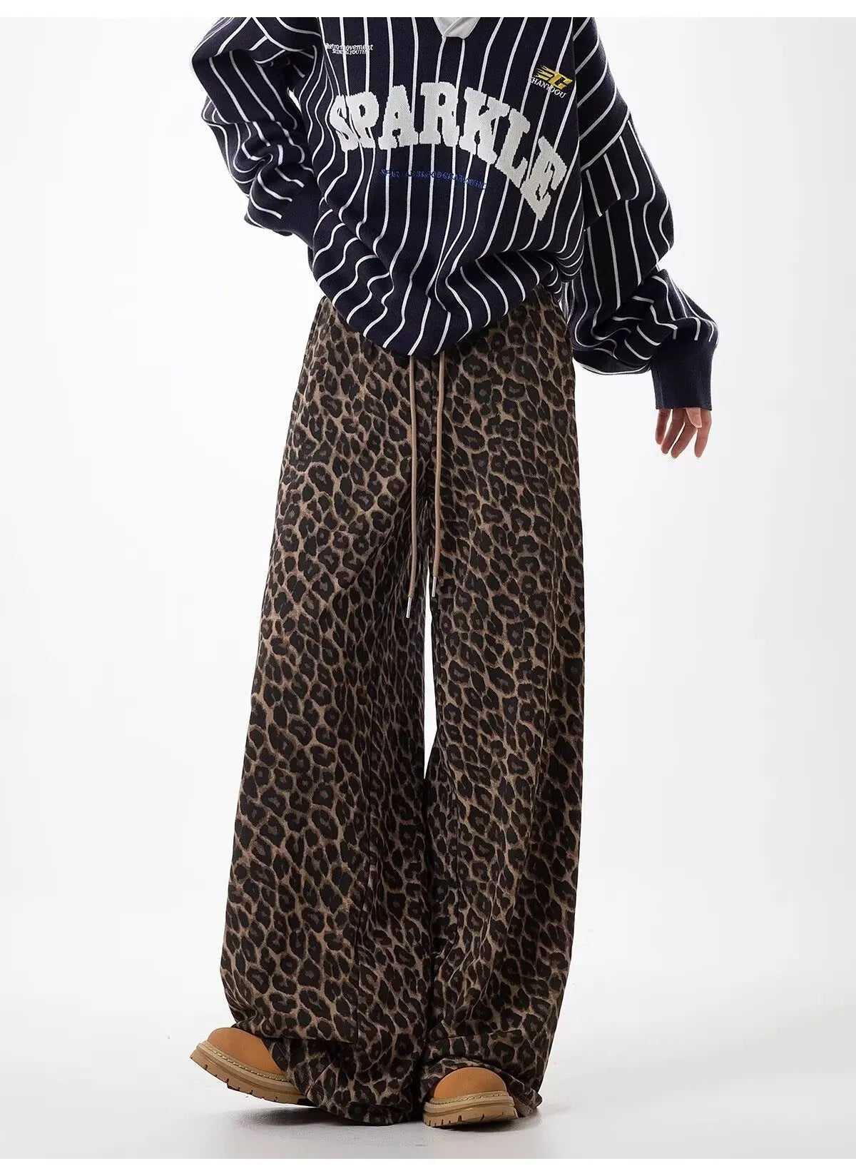 Men's Leopard Print Sweatpants | High-Street Casual Trend | Camo Colors