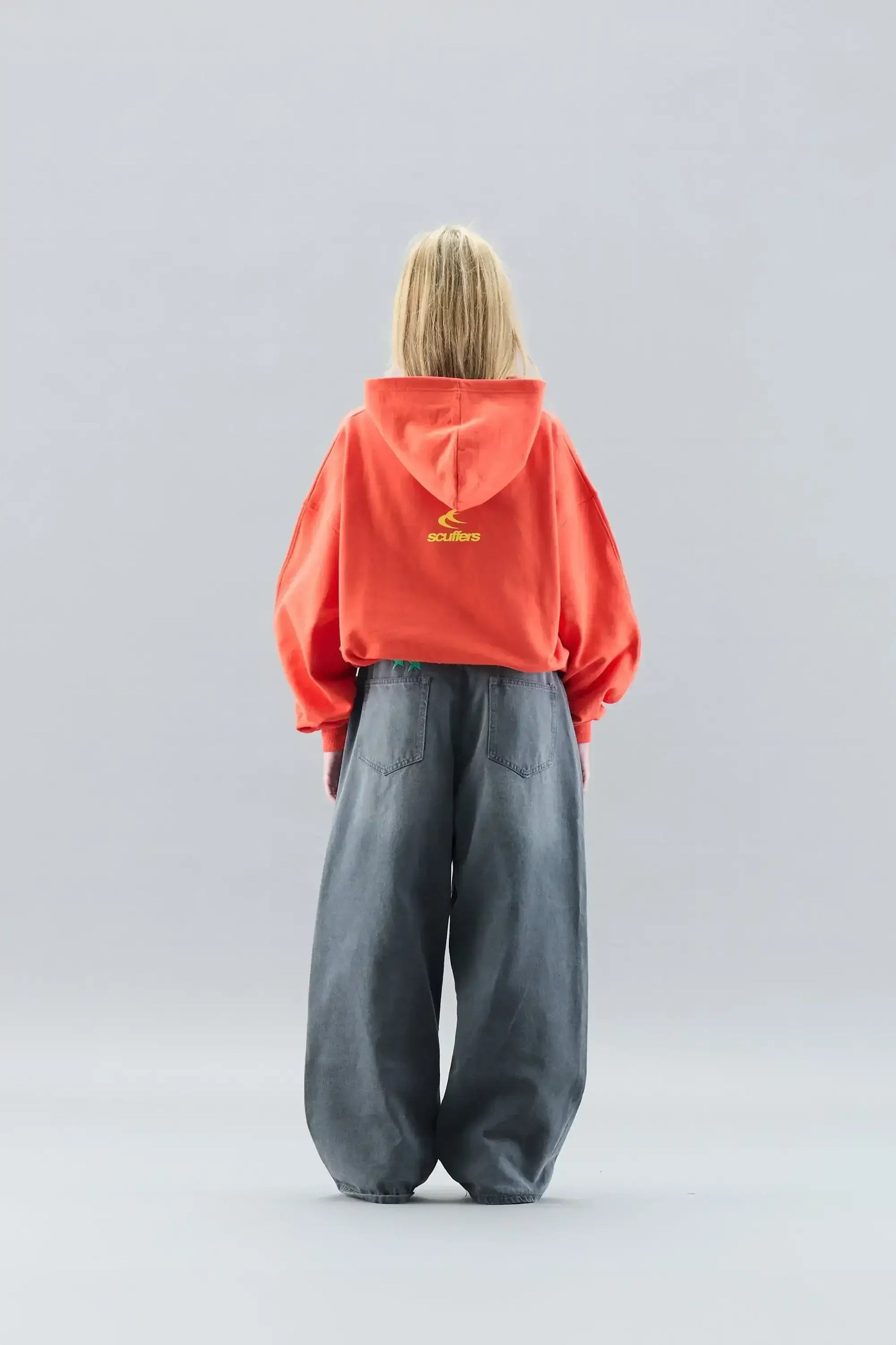 Oversized Light Blue Gothic Y2K Street Hoodie | Camo Colors