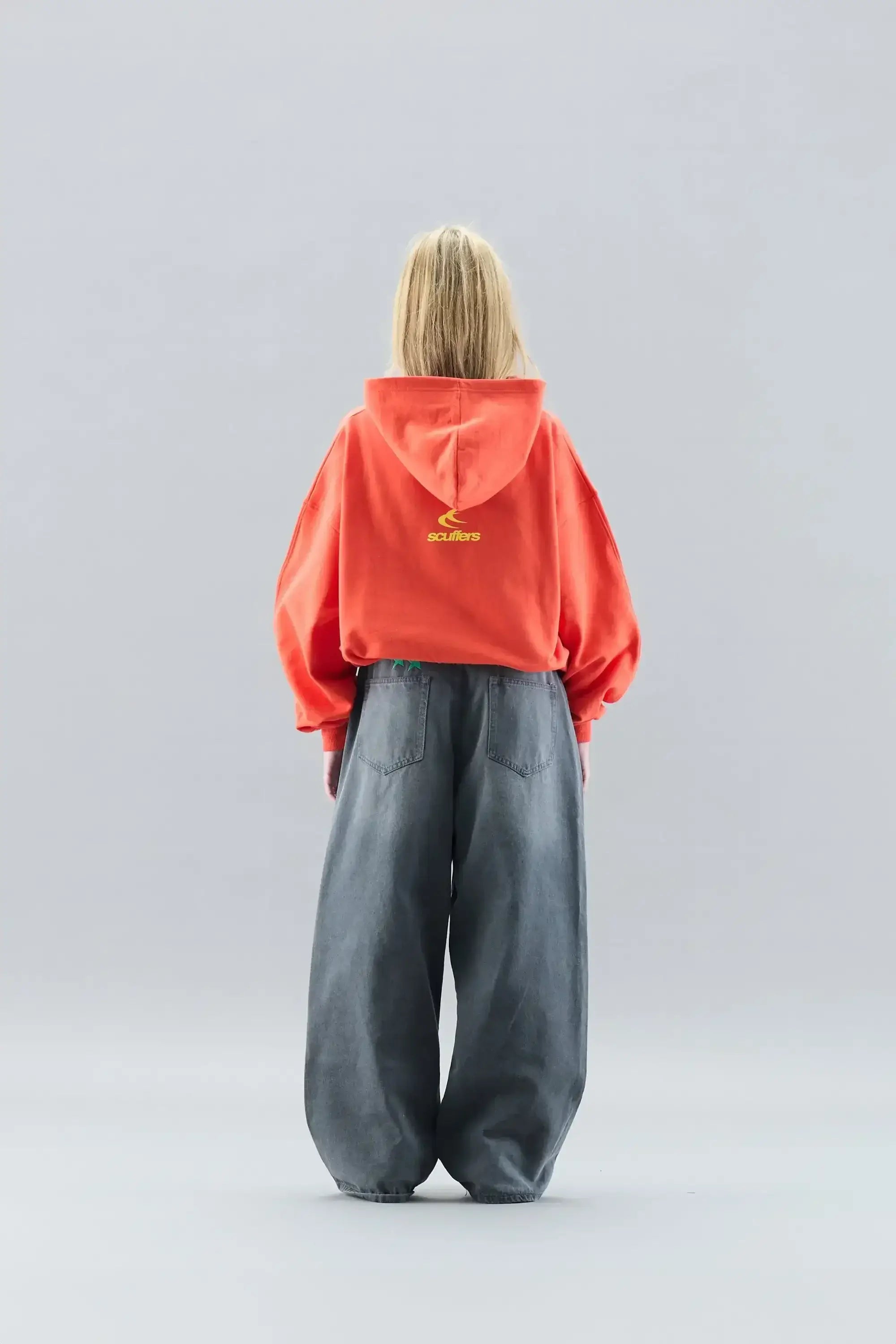 Oversized Light Blue Gothic Y2K Street Hoodie | Camo Colors