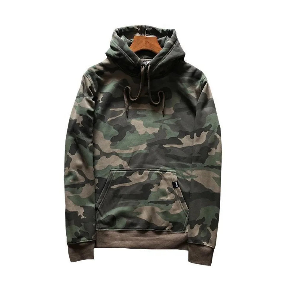 Cotton Loose Military Luxury Korean Camouflage Hoodie for Women | Camo Colors