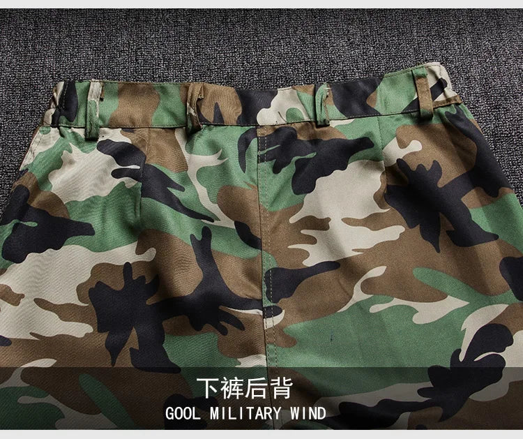 Camo Set for Men | Tactical Jacket and Cargo Pants Camo Colors