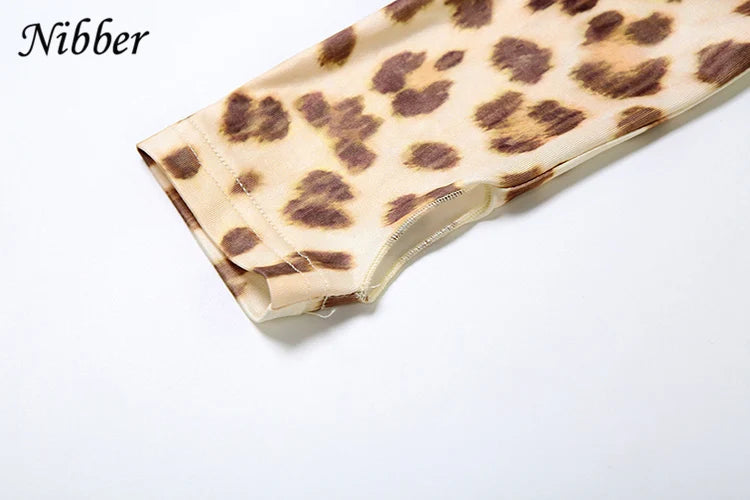 Women's Crop Hoodie & Flared Pants | Leopard Print Set | Camo Colors