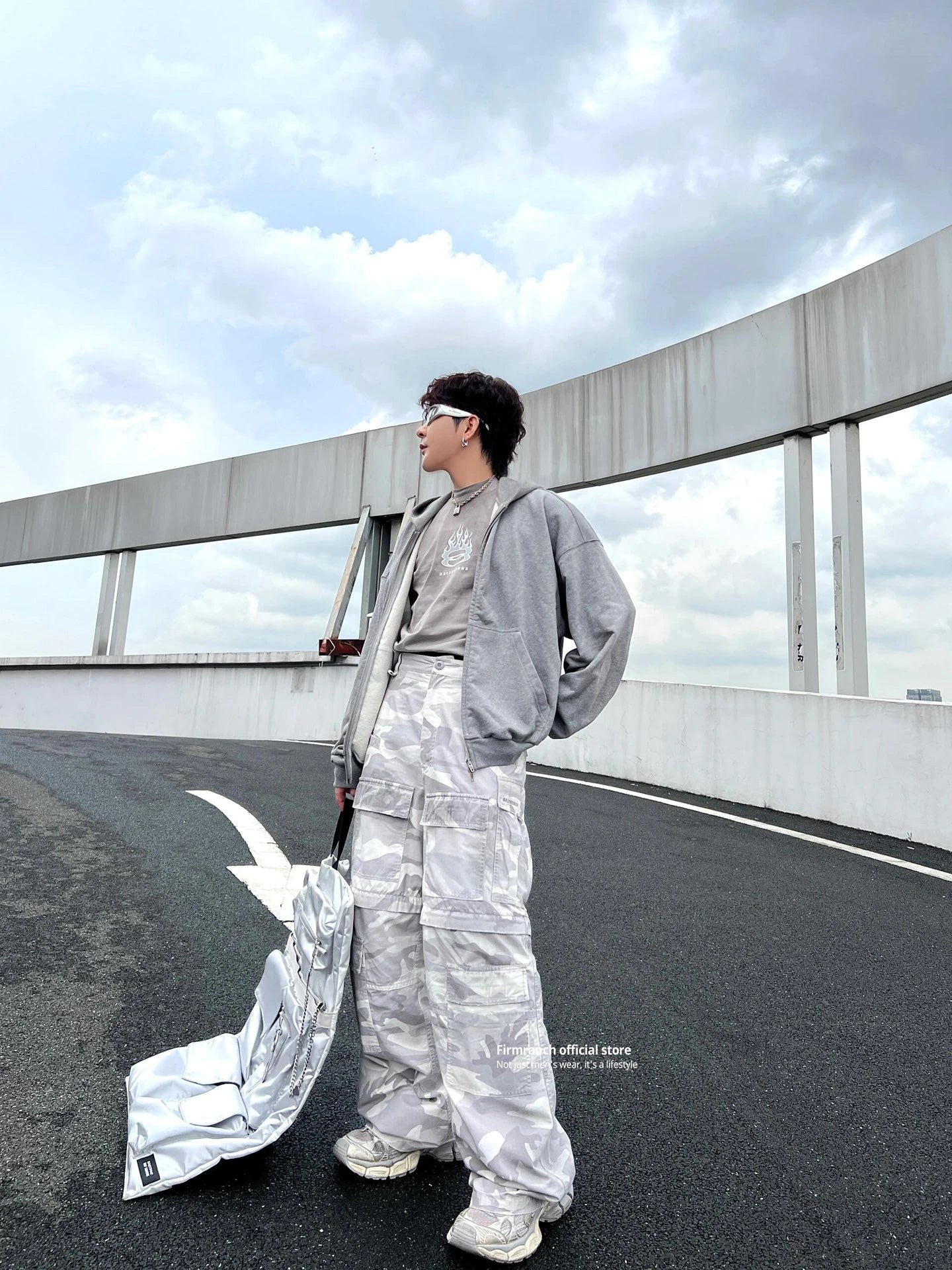 Unisex Firmranch Camouflage Detachable Cargo Pants Men Women Camo Colors