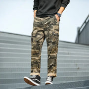 Men's Camouflage Overalls: Cotton Cargo Pants for Streetwear Camo Colors