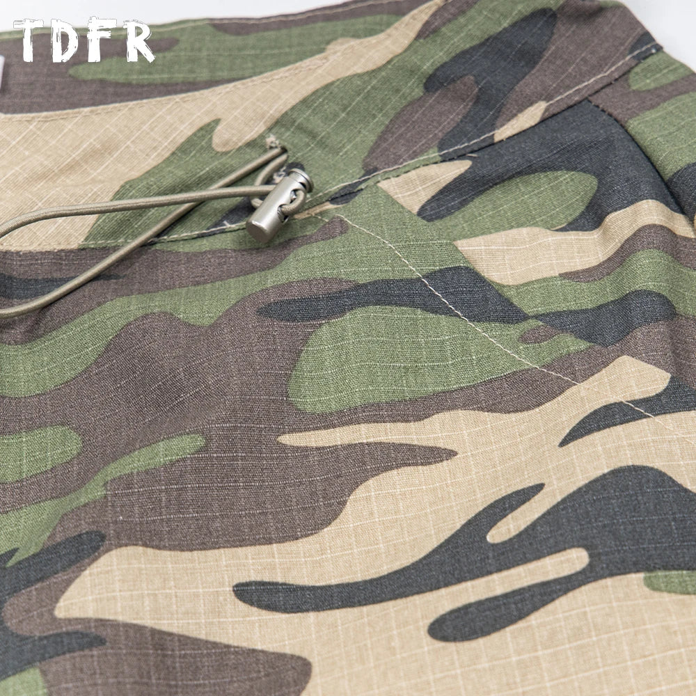 Men’s Drawstring Camouflage Cargo Jogger Pants | Camo Colors